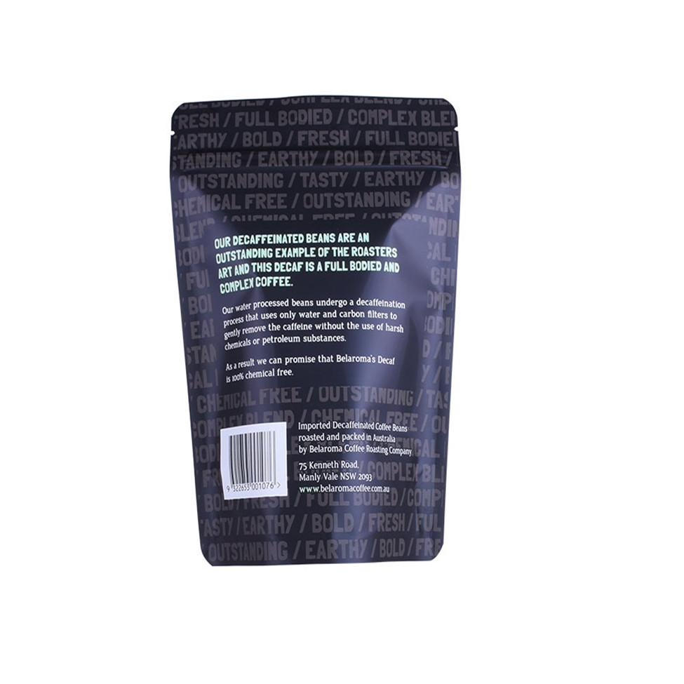 FSC Certificated Resealable Exquisite Custom Design Coffee Bags with Valve And Zipper