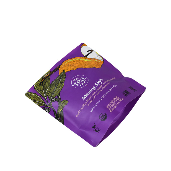 Food Contact Ok&nbsp;Compost&nbsp;Home Fsc Certified Coating Glossy Printed Coffee Bean Packaging Bags