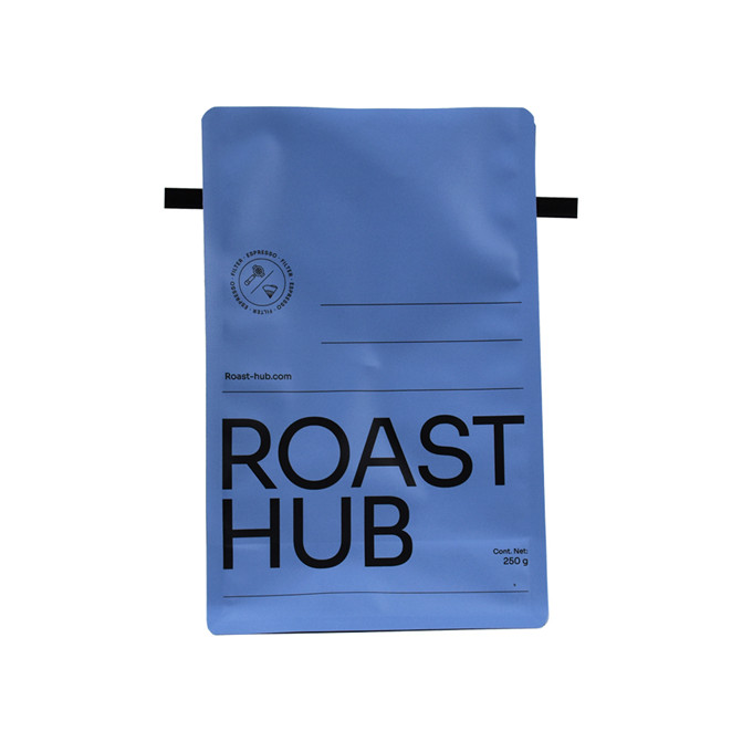 Lösung Direkter Lebensmittelkontakt erneuerbare Ressourcen Matt White Printing Coffee Bag