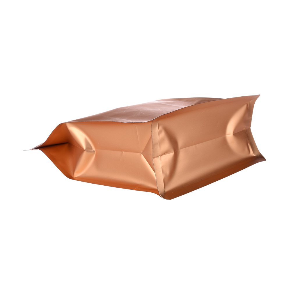 Seiten Zwickel Heizung versiegelter Druckschock oben raues mattes Aluminiumfolien -Kaffeetaschen