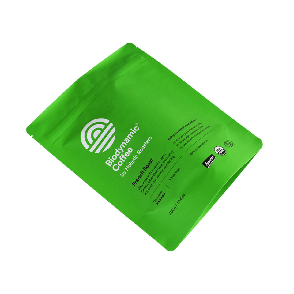 Sustainable Full Matte Finish Colorful Compostable Ziplock Bags