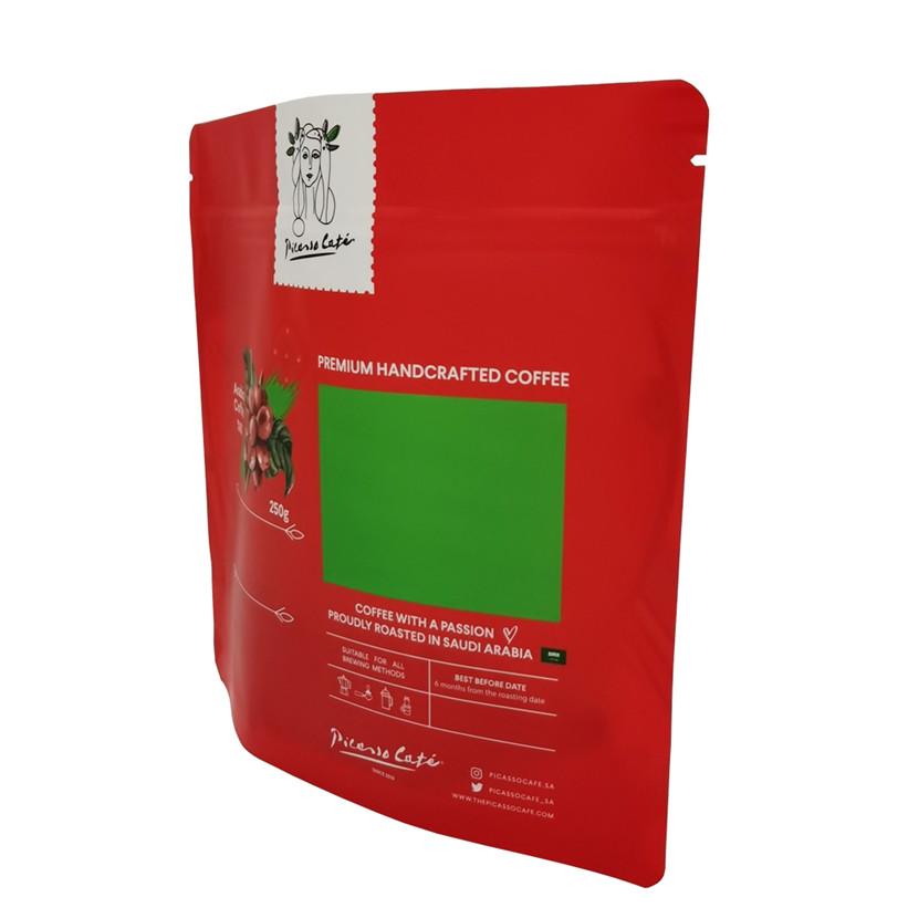 Custom Heat Seal Laminated Material Food Grade Heat Seal Eco Friendly Zip Lock Bag