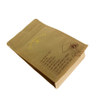 Compostable Resealable Kraft Paper Empty Coffee Tea Bags