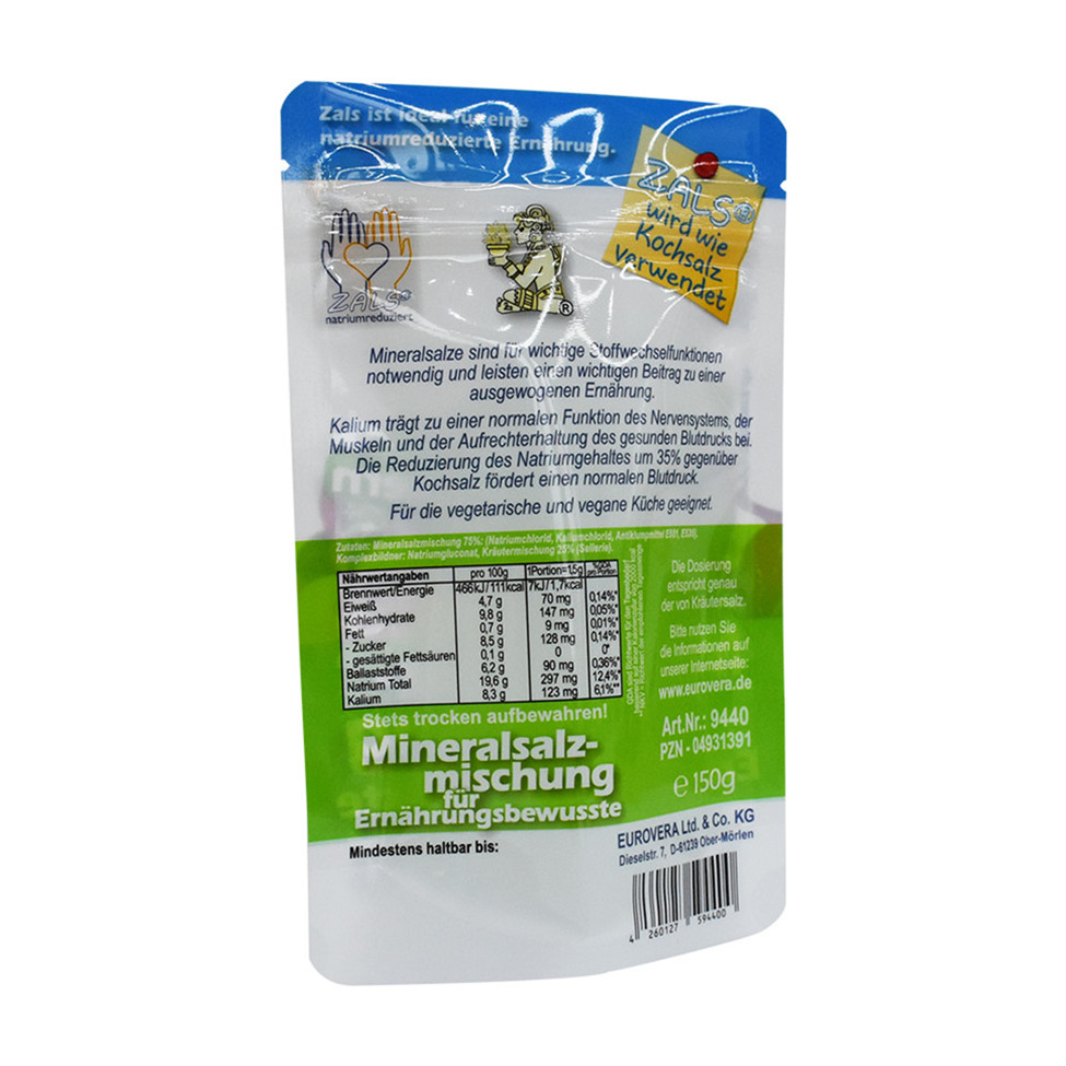 Custom Printed Full Gloss Finish Bag Packaging for Organic Foods Pet