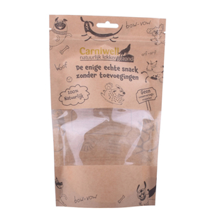 Recycle Paper Bag Sealable Food Safe Pouches