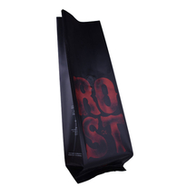 New Design Style Retail Custom Heat Seal Black Bag
