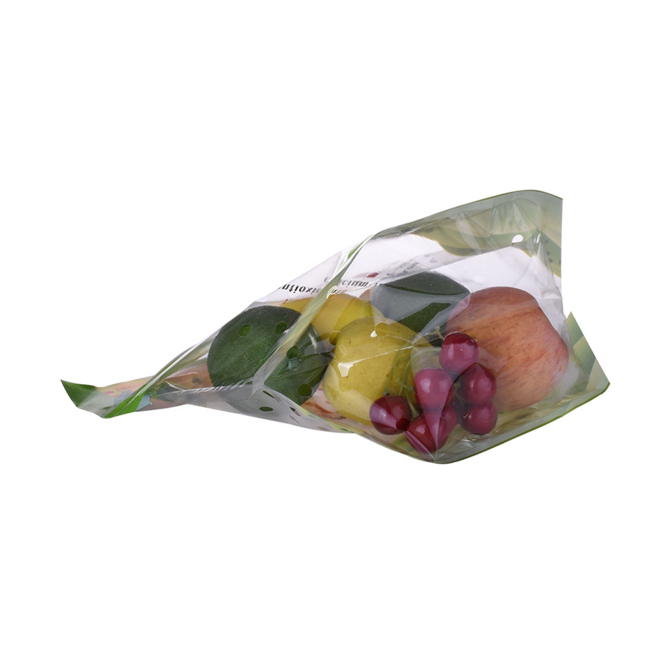 Zip Lock Custom Logo High Quality Window Fruits And Vegetable Bag