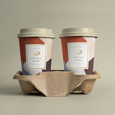 Eco Friendly Custom Branded Food Takeaway Packaging for Coffee