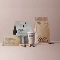 Beautiful Disposable Coffee Cups Biodegradable Recyclable Coffee Packaging for Wholesale