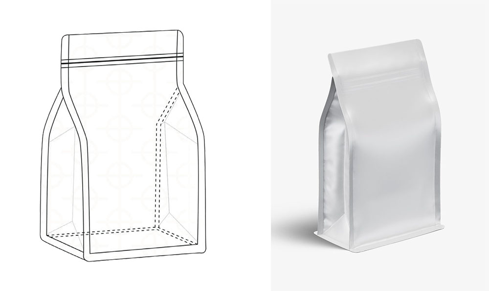 quad seal pouch