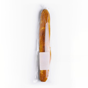 Clear Biodegradable Plastic Bags for Baguette Bread Storage
