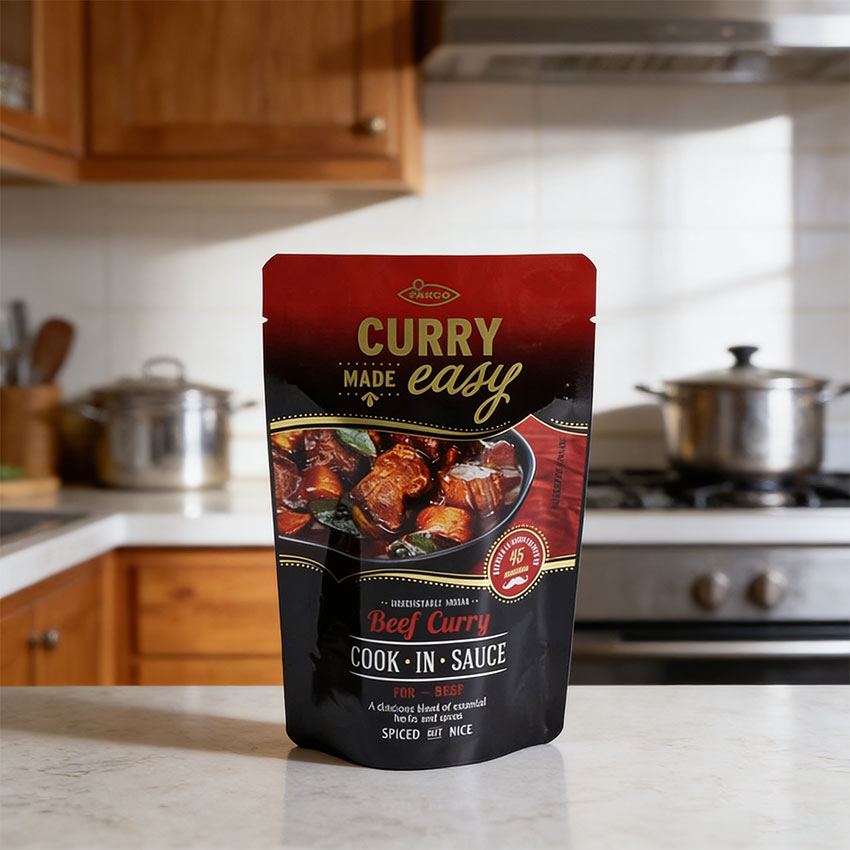 Custom Retort Pouch Bag for Curry