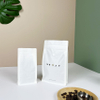 Personalized Design Zip Top Stand Up Matte Black Coffee Packaging Pouches