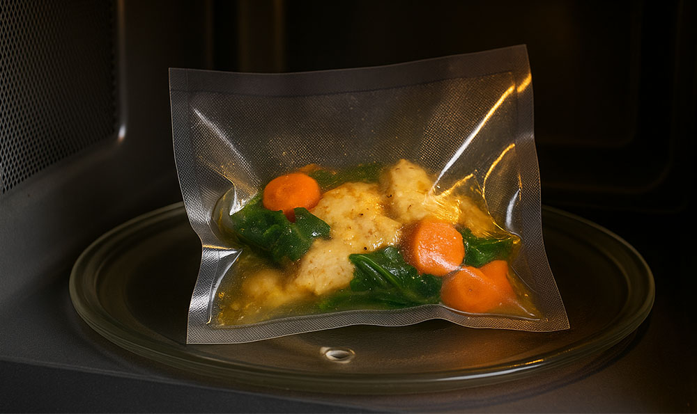 microwave vacuum sealed bags