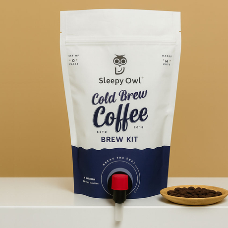 Kundenspezifische 3-Liter-Cold-Brew-Kaffeebeutel mit Vitop-Ventil