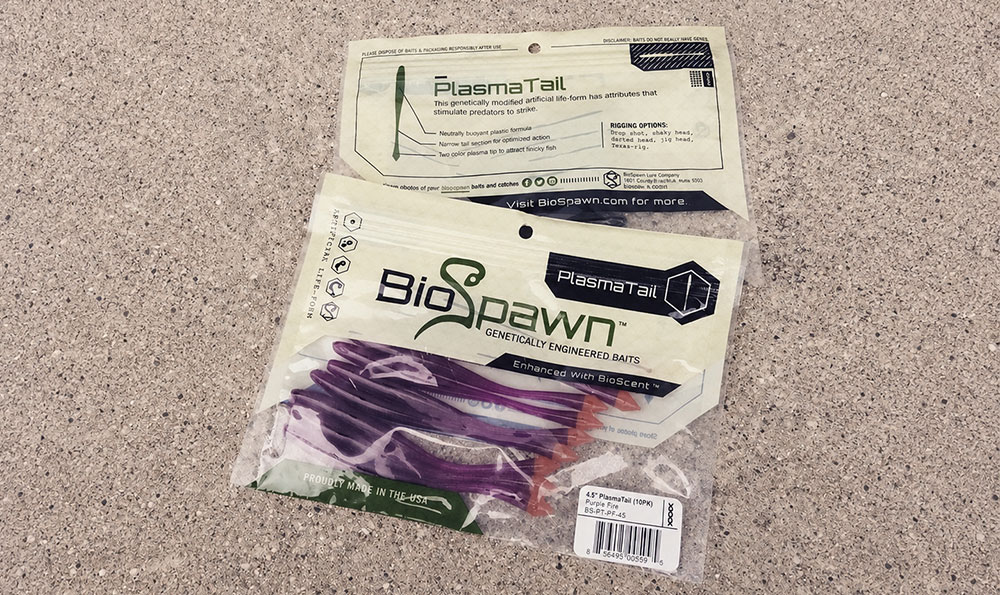 clear window fishing lure pouch for scented soft baits