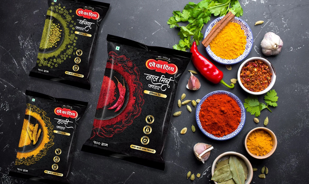 flat spice bags