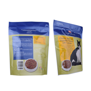 1kg Dog Food Package Custom Aluminum Foil Packaging Zipper Stand Up Pet Dog Food Storage Bag