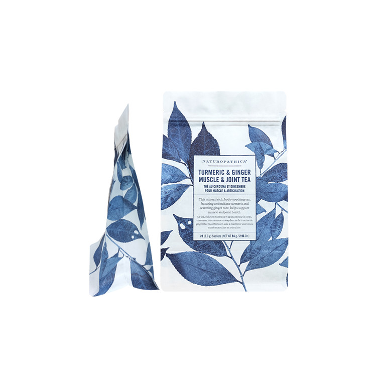 Home Compostable PLA Flat Bottom Tea Biodegradable Packaging Bag Kraft