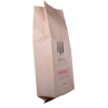 1kg Logos Custom Kraft Paper Coffee Bags With Reclosable Tin Tie