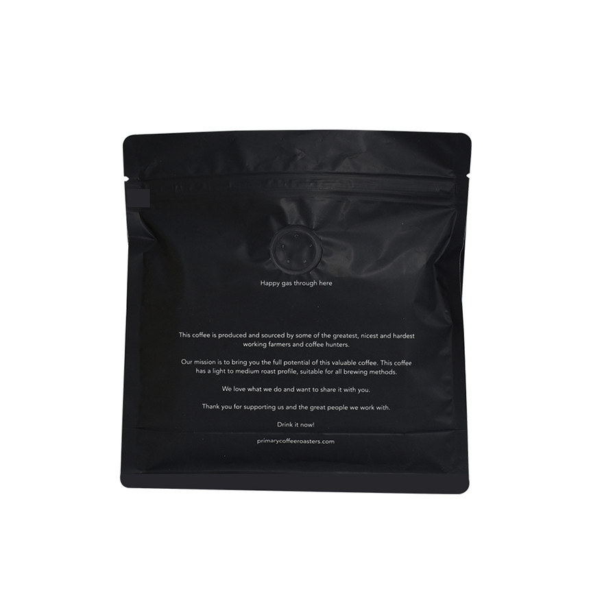 12oz Sustainable Compostable Plant Base Plastic Coffee Bean Package