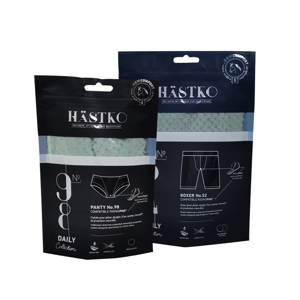 Borsa di bloccaggio con abbigliamento per abbigliamento per abbigliamento personalizzato compostabile