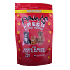 OEM Aluminum Free Recyclable Paws Pet Treats Food Side Seal Flexible Custom Printed Eco Friendly Flat Bag Pouch
