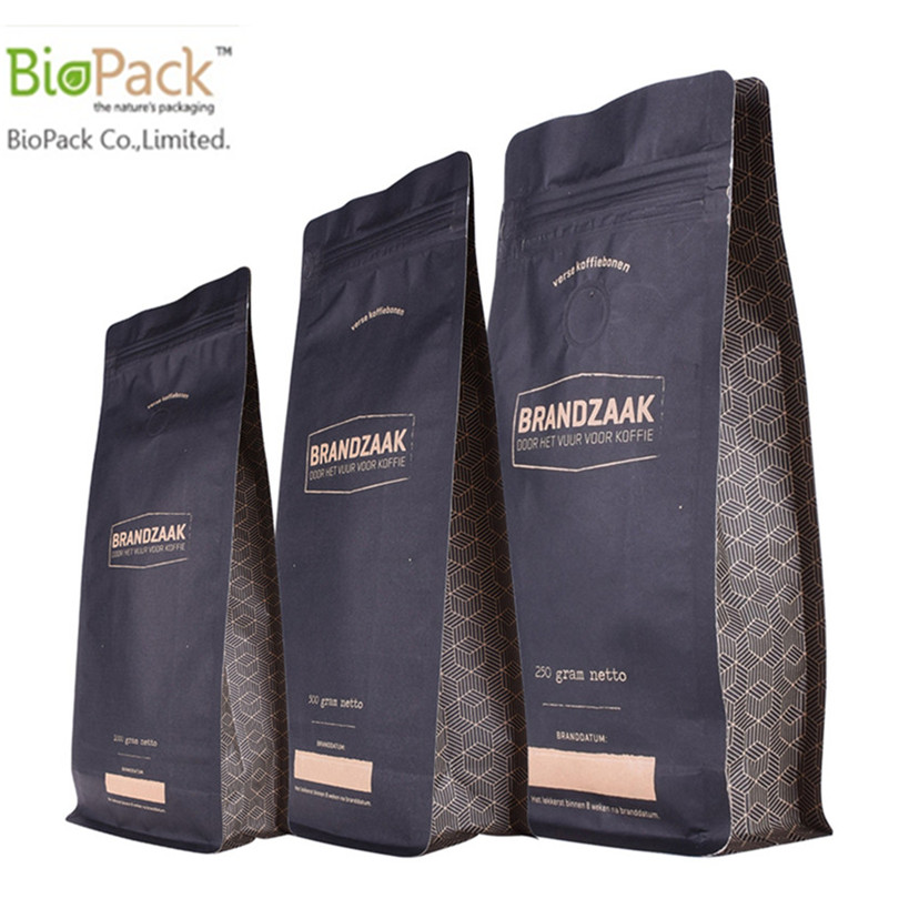 Ziplock biologisch abbaubare Maisstärke -Kaffeetasche Verpackung Großhandel aus China