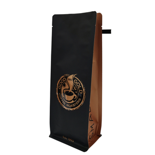 Eco-friendly Biobased Monomaterials 100% Recyclable Coffee Bags with One-way Degassing Valve