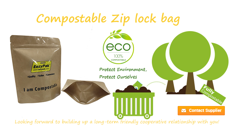 Eco PBS Sustainable Home Compostable Coffee Bean Packaging Bag