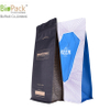 Cornstrach có thể phân hủy Quảng trường vuông đứng Bag Up Túi tùy chỉnh với Ziplock trên đầu