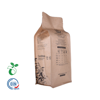 Corn Starch PLA Biodegradable 100% Compostable Ziplock Bag with Design