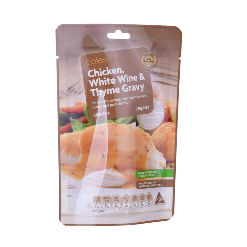 Biodegradable Food Storage Reusable Vacuum Ziplock Packaging Doy Bag