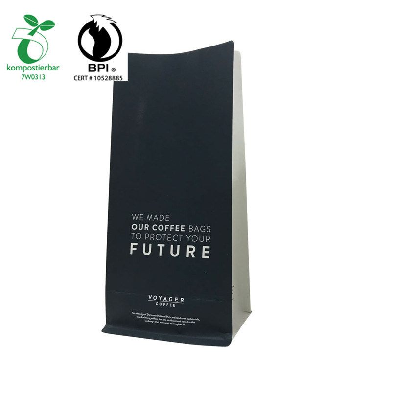 รีไซเคิลได้ที่เป็นมิตรกับสิ่งแวดล้อมพิมพ์กระดาษสีขาวคราฟท์และถุงบรรจุข้าวโพดจากจีน