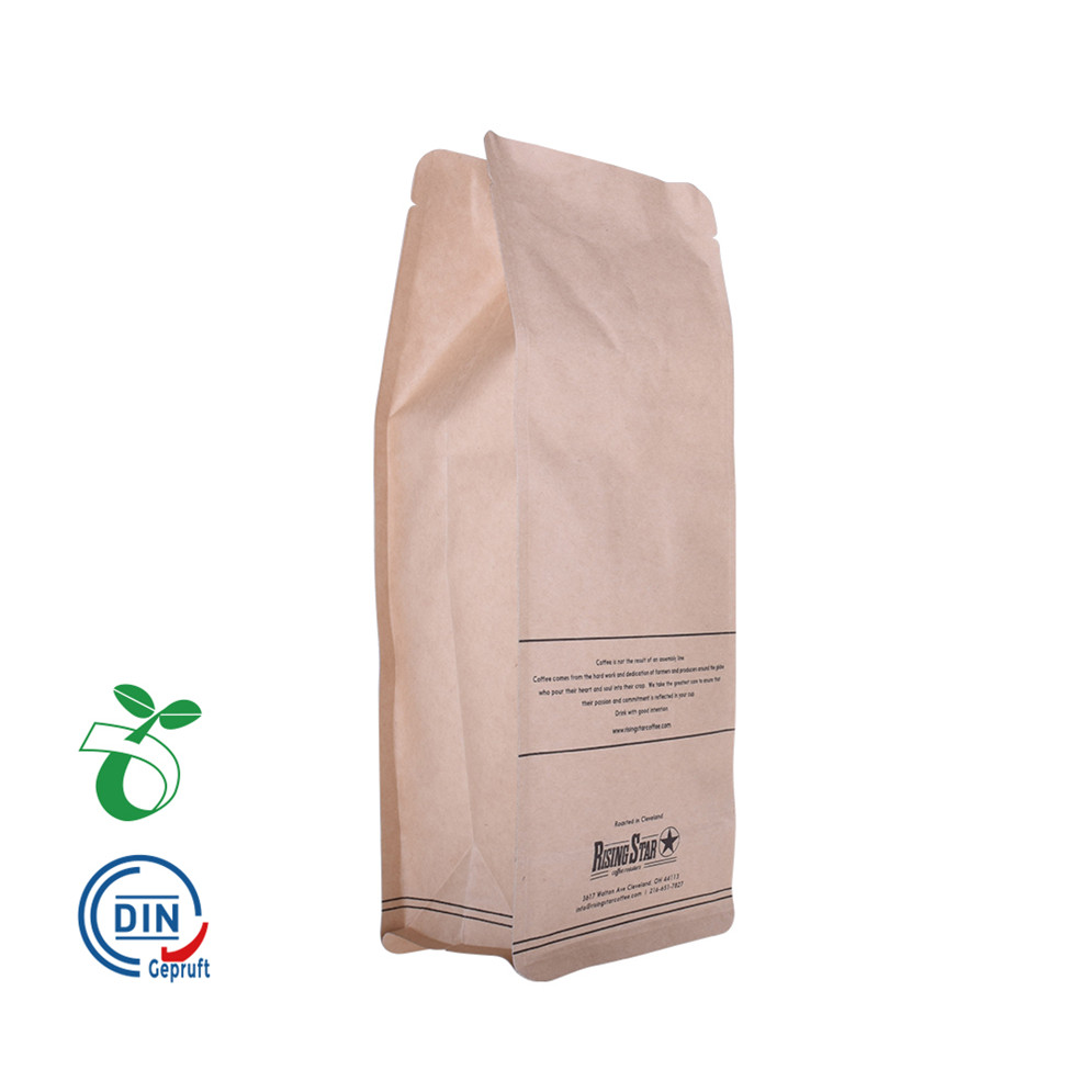 Nhà sản xuất túi có thể phân hủy Tea Packaging Kraft Paper Pough