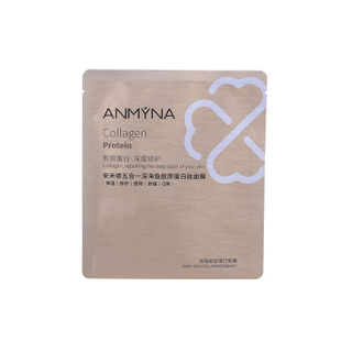 Free Design Custom Cosmetic Sachet Easy Tear Paper Laminated Heat Seal Flat Bag Eco Friendly