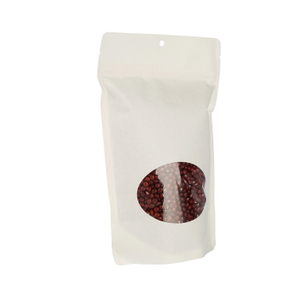 Recycle Stand Up Pouch Zip Lock Biodegradable Kraft Paper Dried Food Packaging Bag
