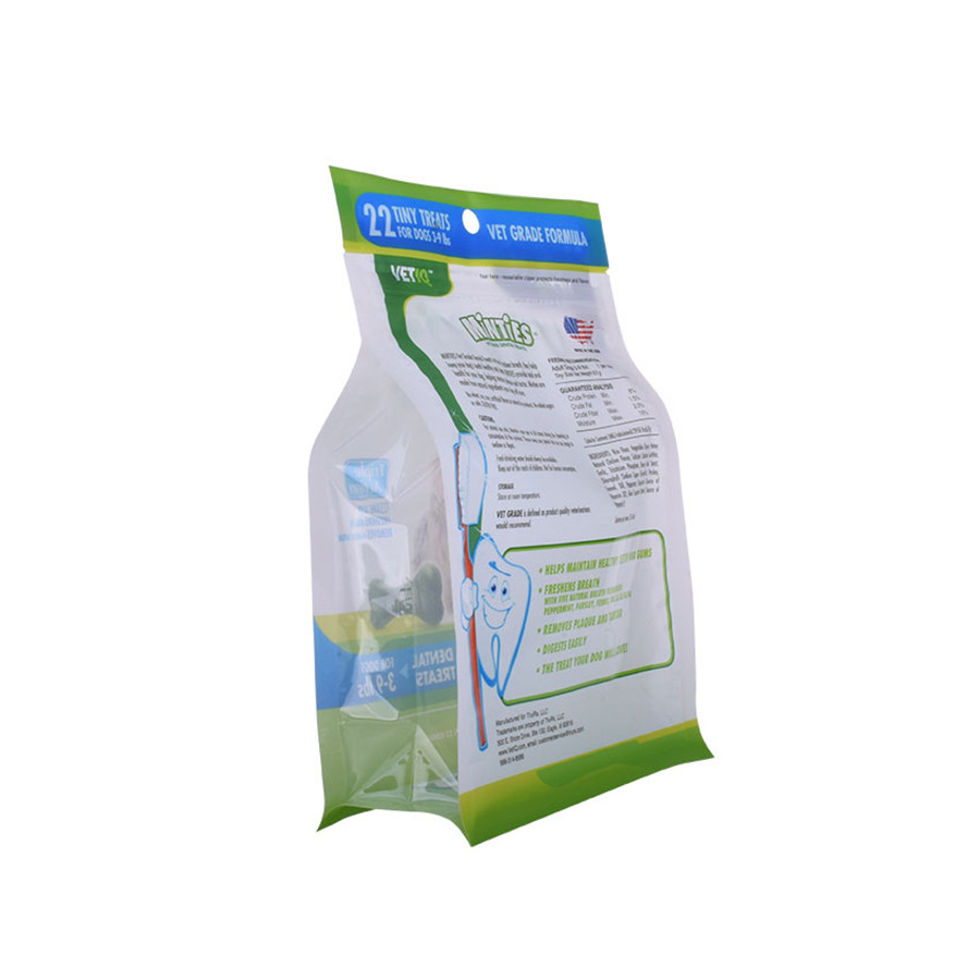 OEM Dry Pet Food Nylon Cat Litter Quad Sealed Pouch Ziplock