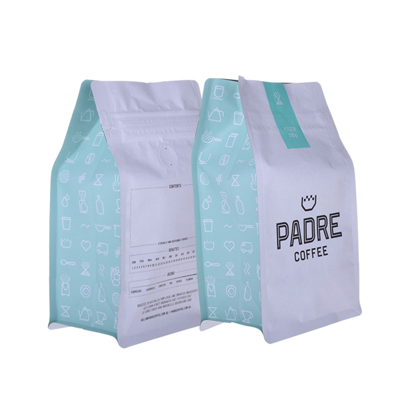 Flat Bottom Tea Bag with Zipper