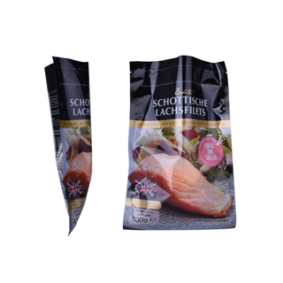 Colorful Printing Eco Sustainable Glossy Black Vacuum Bags Food