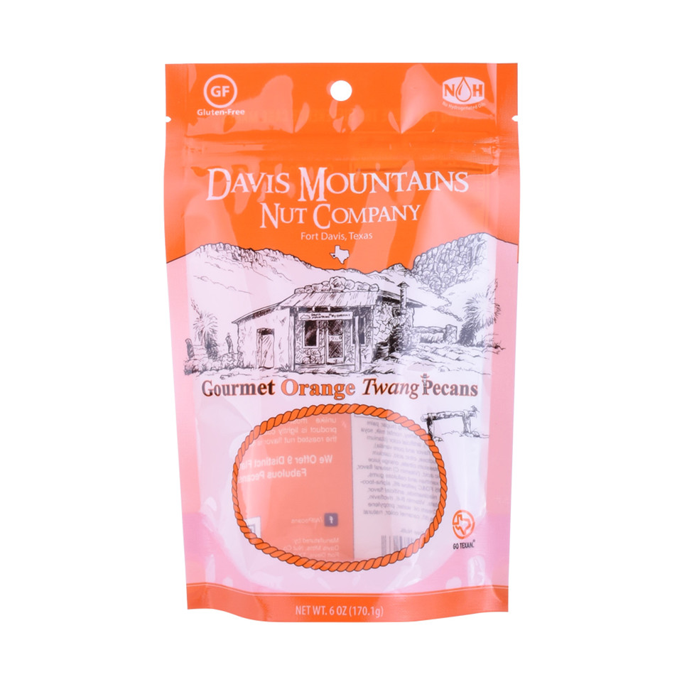 Stand Up High Quality Custom Design Flexible Packaging Heat Seal Pouch