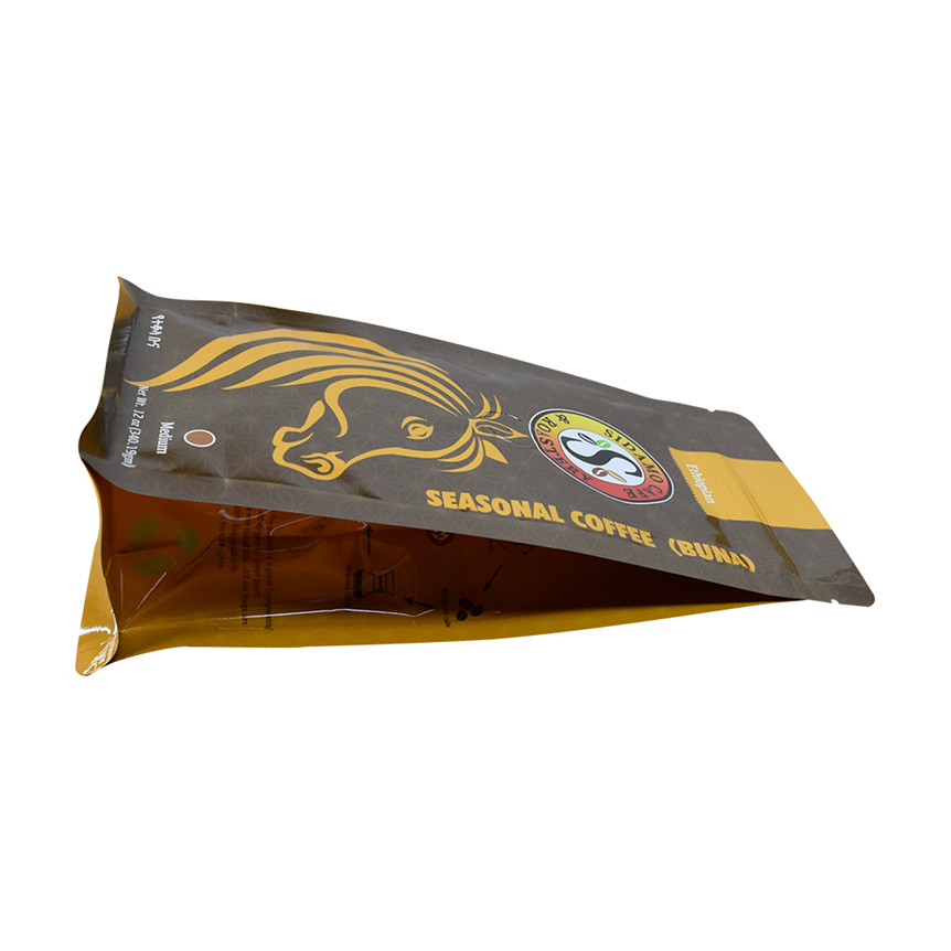 Renewable Inventory Foil Lined Custom Printed Zipper Eco Friendly Packaging For Food Products