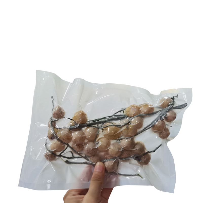 Custom Product Compostable Laminated Three Side Seal Sustainable Frozen Food Packaging