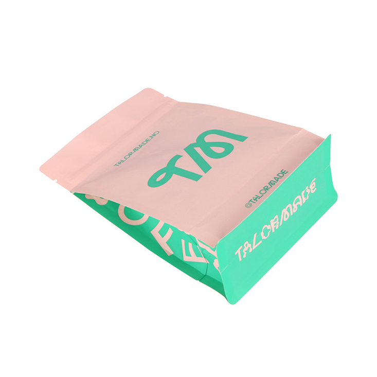 Kantong Kapal Kraft Kertas Kertas yang Disesuaikan Eco Flat dengan Ritsleting Saku