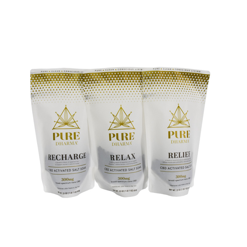 Factory Supply Waterproof Resealable Biodegrable Plastic Bag Doypack