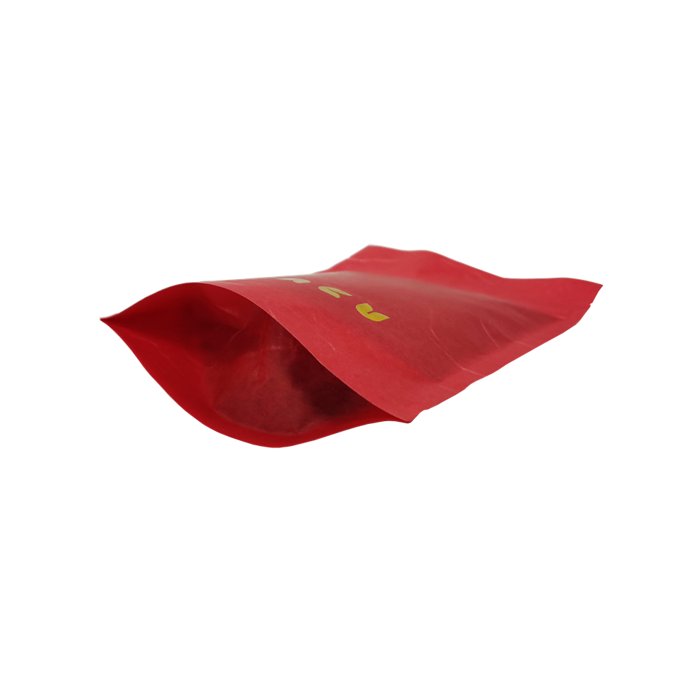 Eco Friendly Food Grade Ziplock Top Recyclable Plastic Bag Spot Gloss with Matte