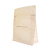 Colorful Block Bottom Recycle White Kraft Coffee Bag Matte Finish