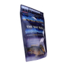Customised Laminated Kraft Paper Stand Up Clear Plastic Zipper Pouch
