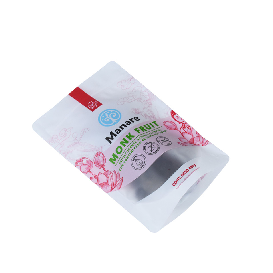 Zipper With Tin Tie Plastic Packing Bag For Dried Fruit