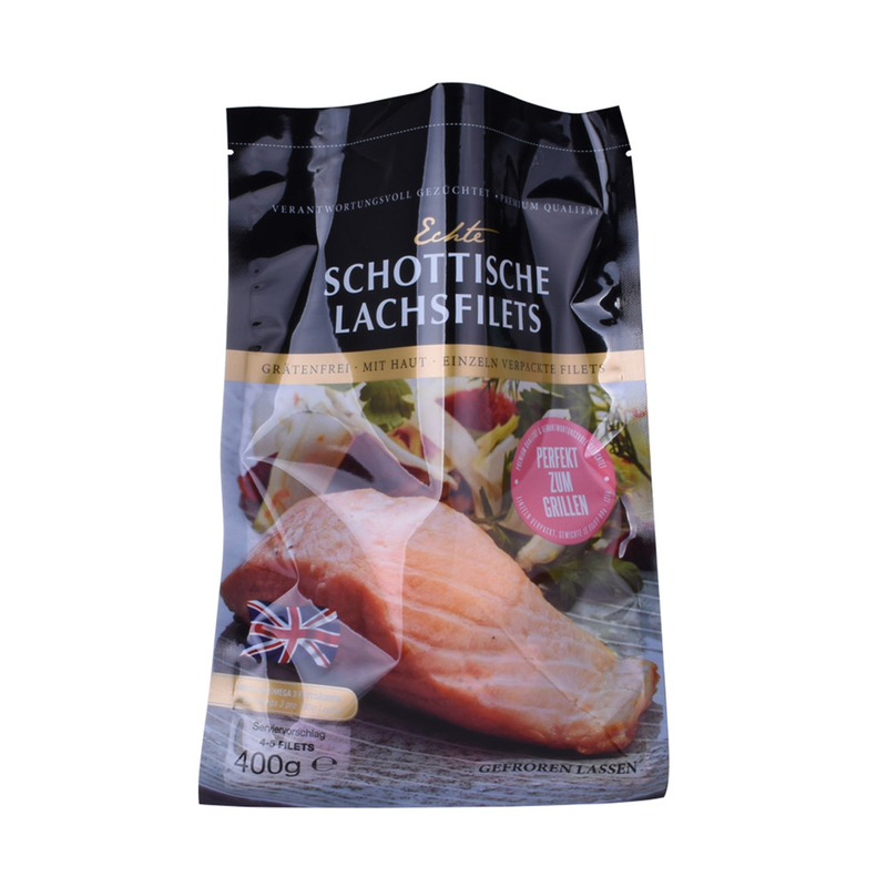 Customized Logo Rip Zip Snack In Bulk Paper Pouches Packaging